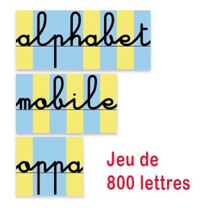 Jeu de 800 Lettres Mobiles Oppa