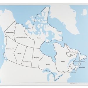 CARTE POUR AUTO-CORRECTION CANADA (EN ANGLAIS)
