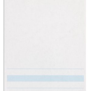 Papier lignage bleu + espace dessin 10,7x14 cm (500)
