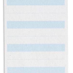 Papier ligné bleu 5,1x11,8 cm (500)