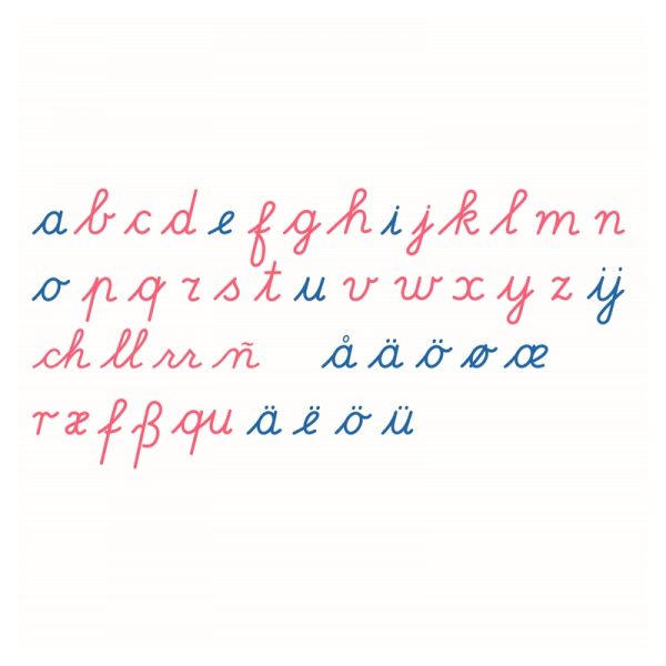 Grand alphabet mobile cursif (v. internationale)