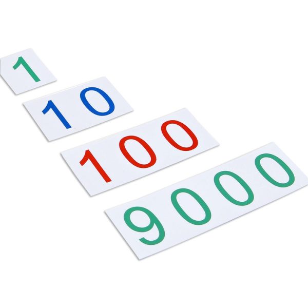 Grandes cartes des nombres 1-9000