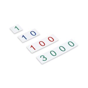 Petites cartes des nombres 1-3000