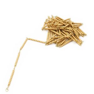 Chaine de 1000 - perles dorées